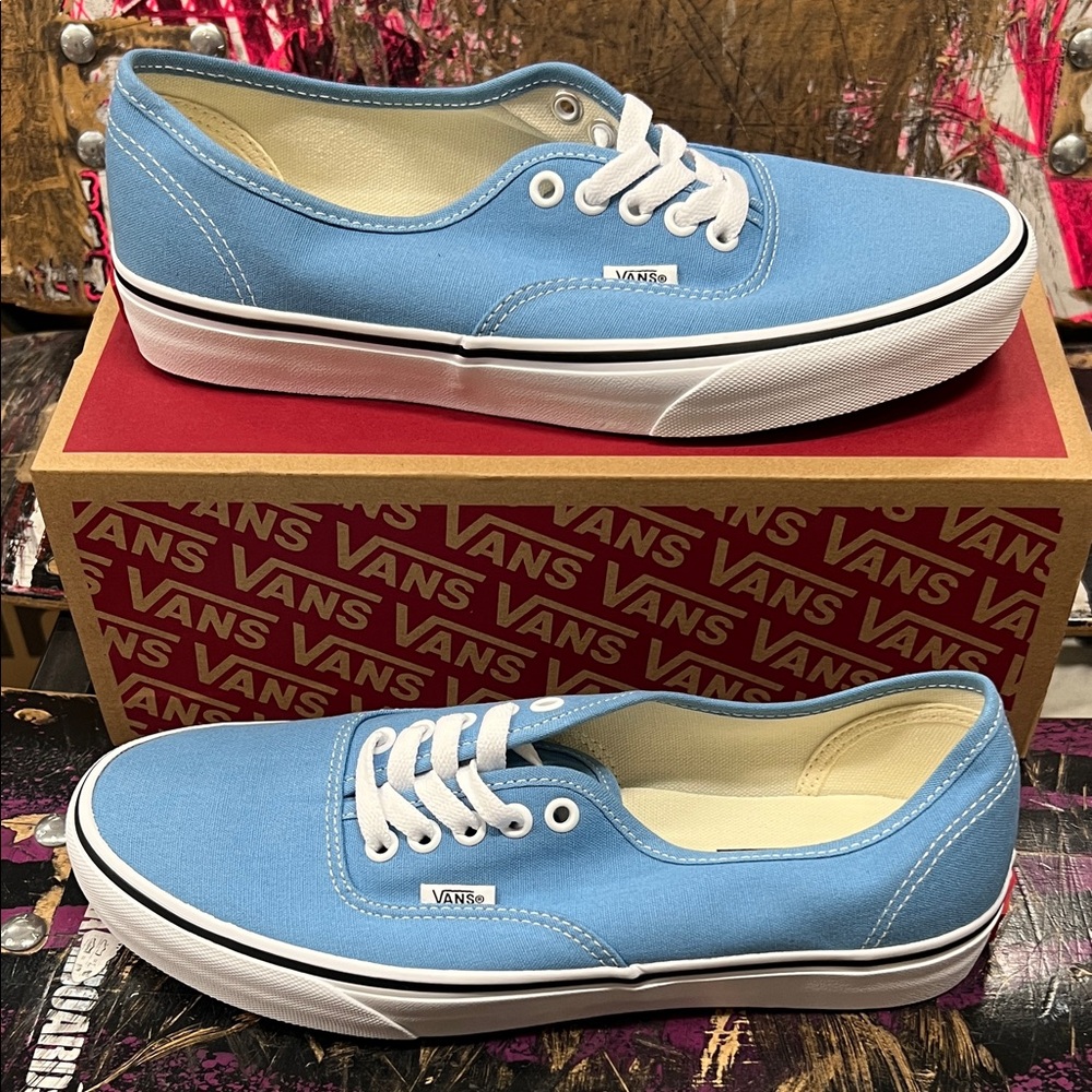 Vans Authentic Blue Canvas sneakers, men’s 8.5
